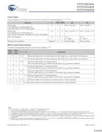 CY7C1525JV18-250BZXC數據表 頁面 10