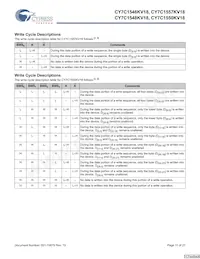 CY7C1548KV18-450BZI數據表 頁面 11