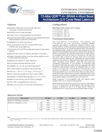 CY7C1565V18-400BZI Datasheet Copertura