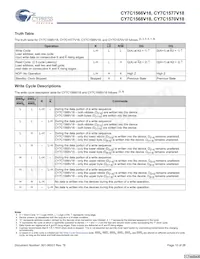 CY7C1570V18-375BZXC Datasheet Pagina 10