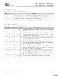 CY7C1570V18-375BZXC Datenblatt Seite 11