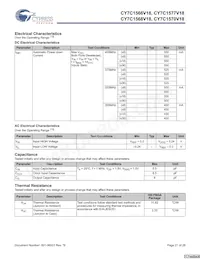 CY7C1570V18-375BZXC Datasheet Page 21