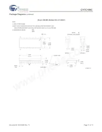 CY7C199C-20ZXIT Datenblatt Seite 11