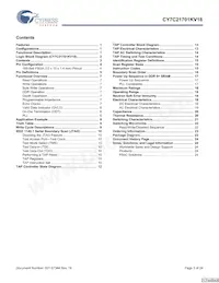 CY7C21701KV18-400BZXC Datasheet Pagina 3