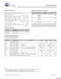 CY7C21701KV18-400BZXC Datasheet Pagina 18