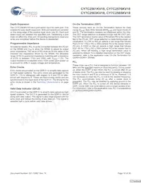 CY7C2565KV18-500BZXC Datasheet Page 10