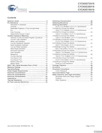 CYD36S36V18-200BGXC Datasheet Pagina 3