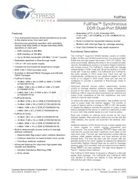 CYDD18S36V18-200BBXC Datasheet Copertura