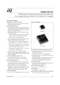DSM2190F4V-15K6 Datenblatt Cover
