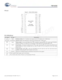 FM1608B-SG Datasheet Pagina 3