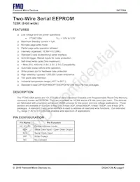 FT24C128A-UTG-T Datasheet Cover