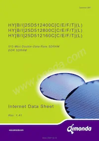 HYB25D512800CE-6 Datenblatt Cover