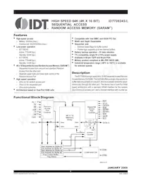 IDT70824S35PF8 Datenblatt Cover