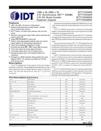 IDT71V2548S150PF8 Datenblatt Cover