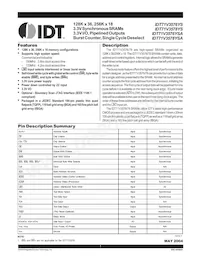 IDT71V3578YS133PFI8 Datasheet Copertura