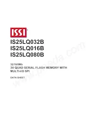 IS25LQ080B-JNLE-TR Datasheet Cover