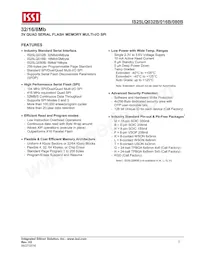 IS25LQ080B-JNLE-TR Datasheet Page 2