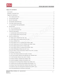 IS25LQ080B-JNLE-TR Datasheet Pagina 4