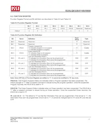 IS25LQ080B-JNLE-TR Datenblatt Seite 17