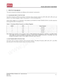 IS25LQ080B-JNLE-TR Datasheet Pagina 18