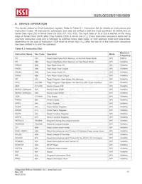 IS25LQ080B-JNLE-TR Datenblatt Seite 19