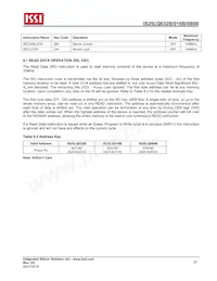 IS25LQ080B-JNLE-TR Datasheet Pagina 20