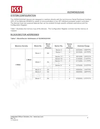 IS25WD040-JVLE-TR Datasheet Pagina 6