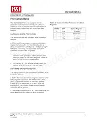 IS25WD040-JVLE-TR Datasheet Pagina 9