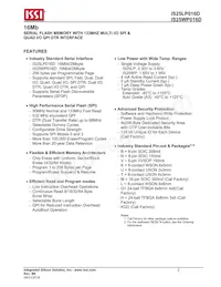 IS25WP016D-JLLE Datasheet Page 2