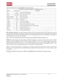 IS25WP032D-RMLE-TR Datasheet Page 22