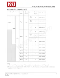 IS39LV010-70VCE Datenblatt Seite 6