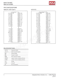 IS41C16105C-50TI Datasheet Pagina 2