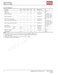 IS41C16105C-50TI Datasheet Pagina 4