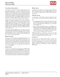 IS41C16105C-50TI Datasheet Pagina 5