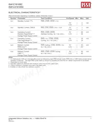 IS41C16105C-50TI Datasheet Pagina 7