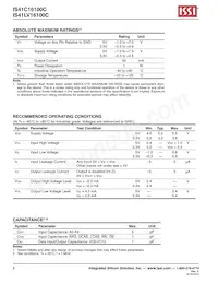 IS41LV16100C-50TI Datasheet Pagina 6