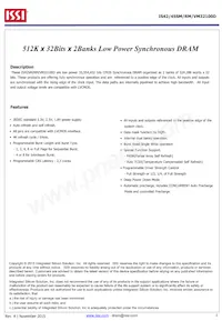 IS42RM32100D-6BLI Datasheet Copertura