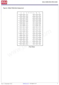 IS42RM32100D-6BLI Datasheet Pagina 2