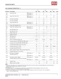 IS42S16100C1-7TLI-TR Datasheet Pagina 7