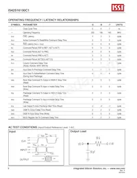 IS42S16100C1-7TLI-TR Datenblatt Seite 8