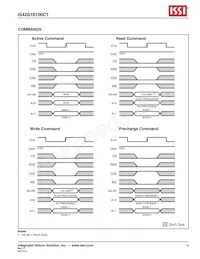 IS42S16100C1-7TLI-TR Datasheet Page 9