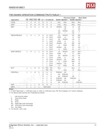 IS42S16100C1-7TLI-TR Datasheet Pagina 19