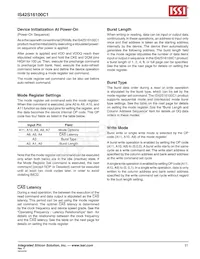 IS42S16100C1-7TLI-TR Datasheet Pagina 21