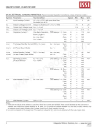 IS42S16100E-7TLI-TR Datasheet Pagina 6