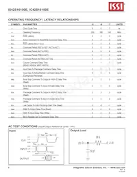 IS42S16100E-7TLI-TR Datasheet Page 8