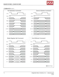 IS42S16100E-7TLI-TR Datasheet Pagina 10