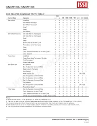 IS42S16100E-7TLI-TR數據表 頁面 18