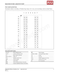 IS42S16100F-7TL-TR Datasheet Page 3