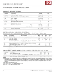 IS42S16100F-7TL-TR Datasheet Pagina 6