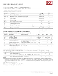 IS42S16100F-7TL-TR Datasheet Pagina 10